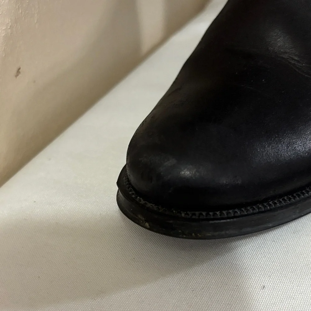 TREMP Elegant Black Leather Women's Boots